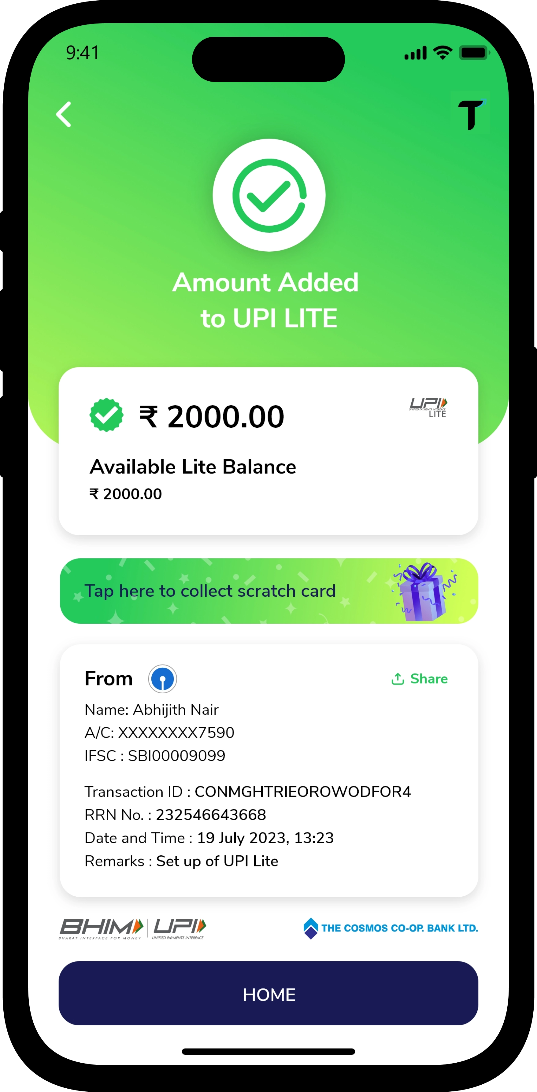 UPI Setup