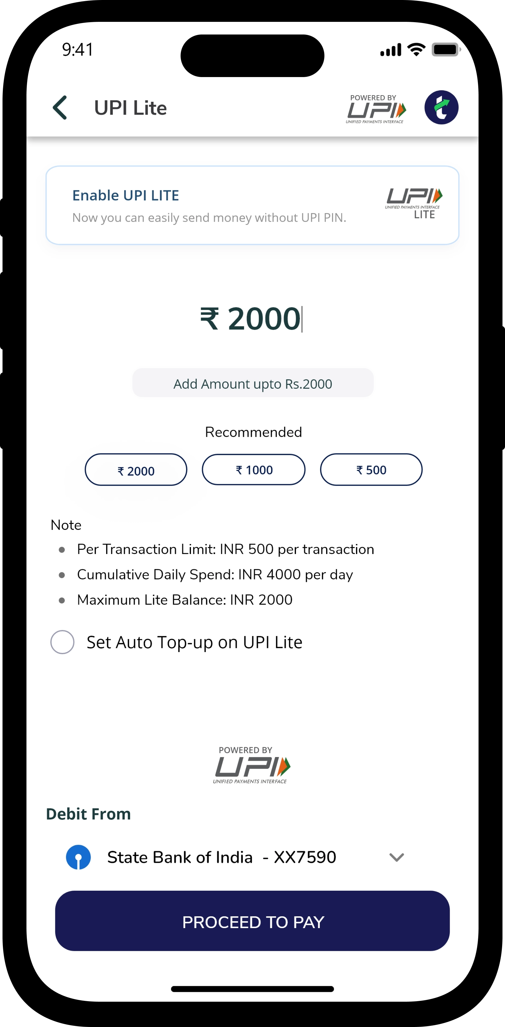 UPI Setup