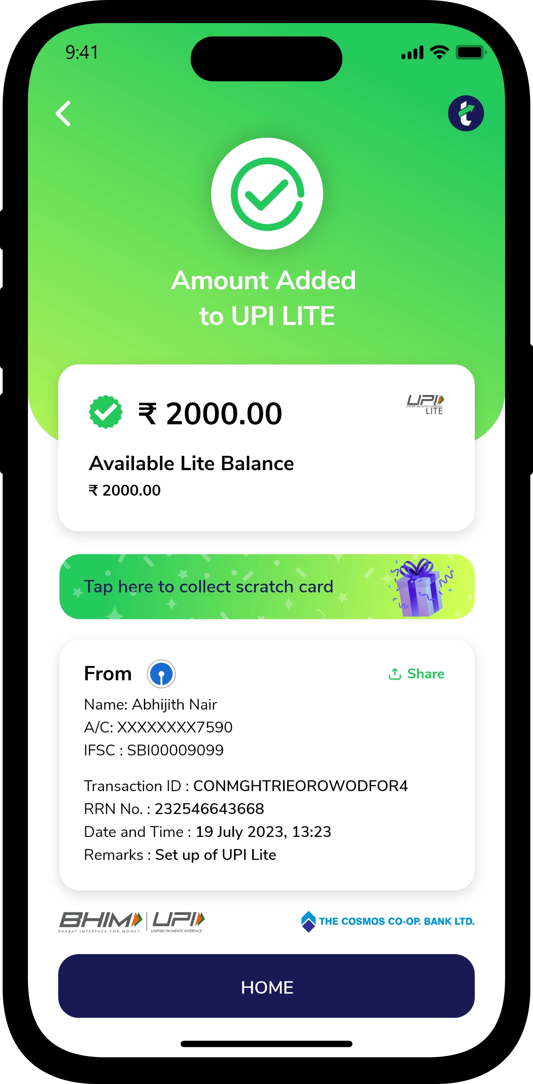 UPI Setup