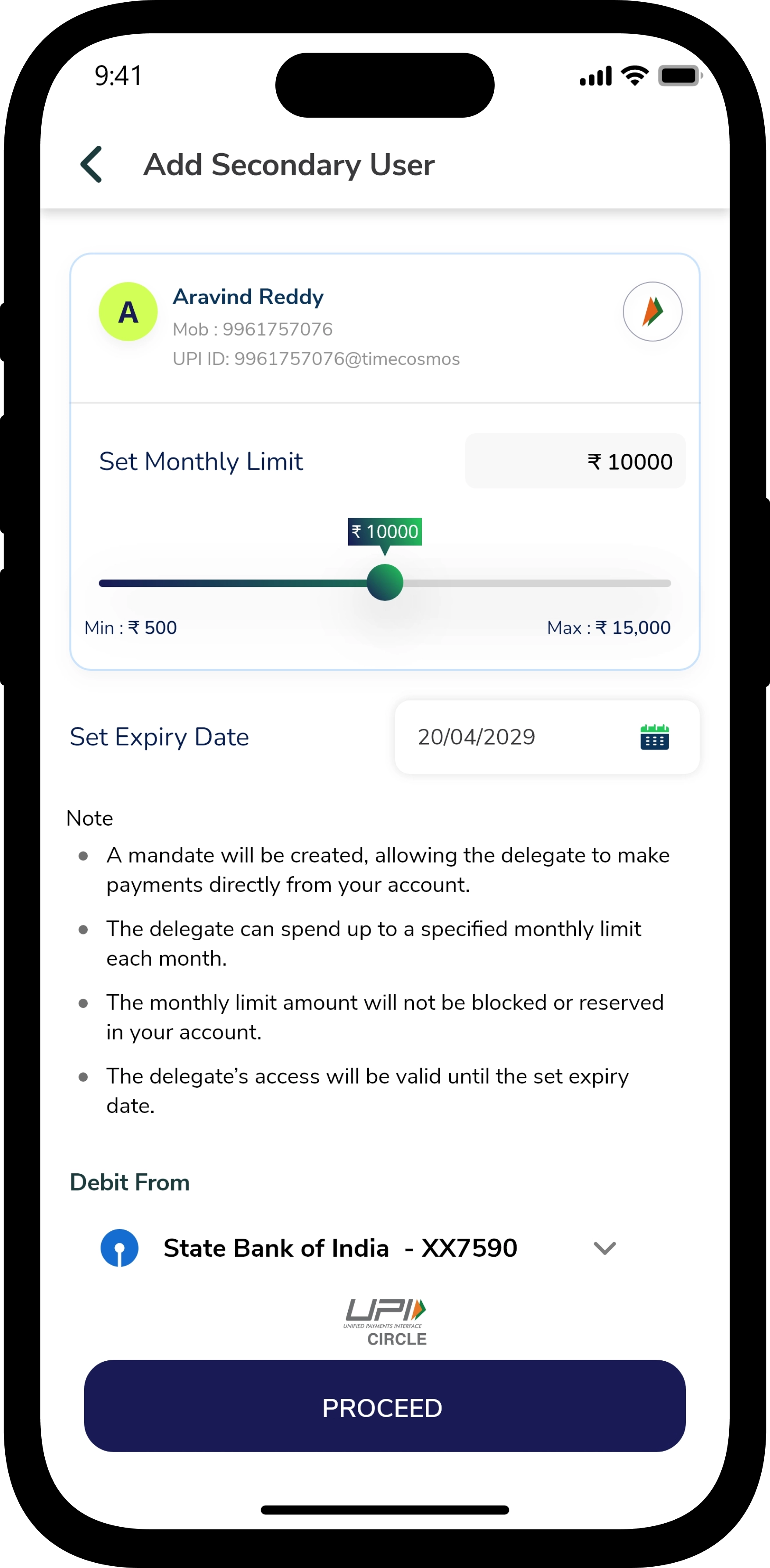 UPI Setup