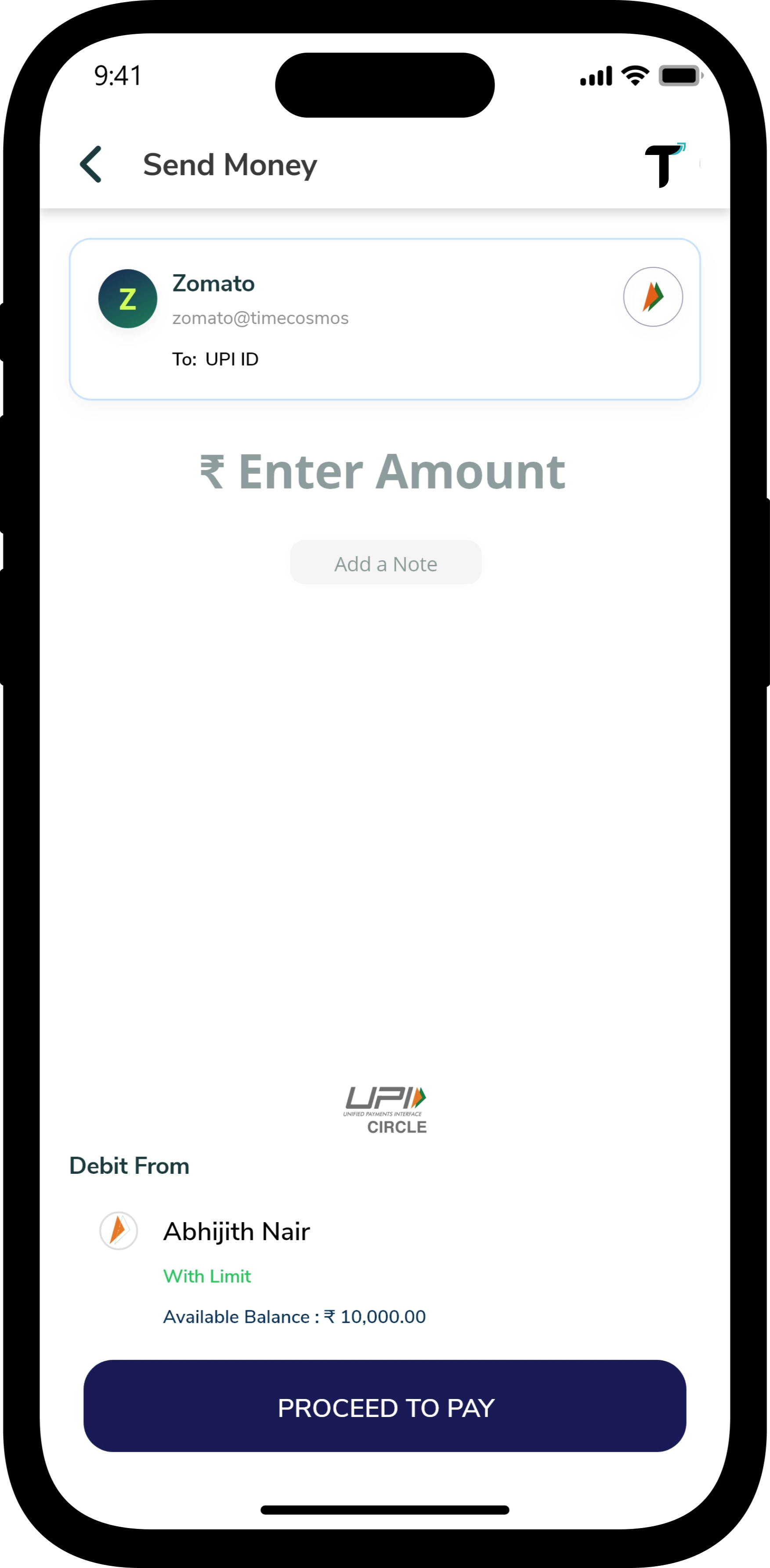 UPI Setup